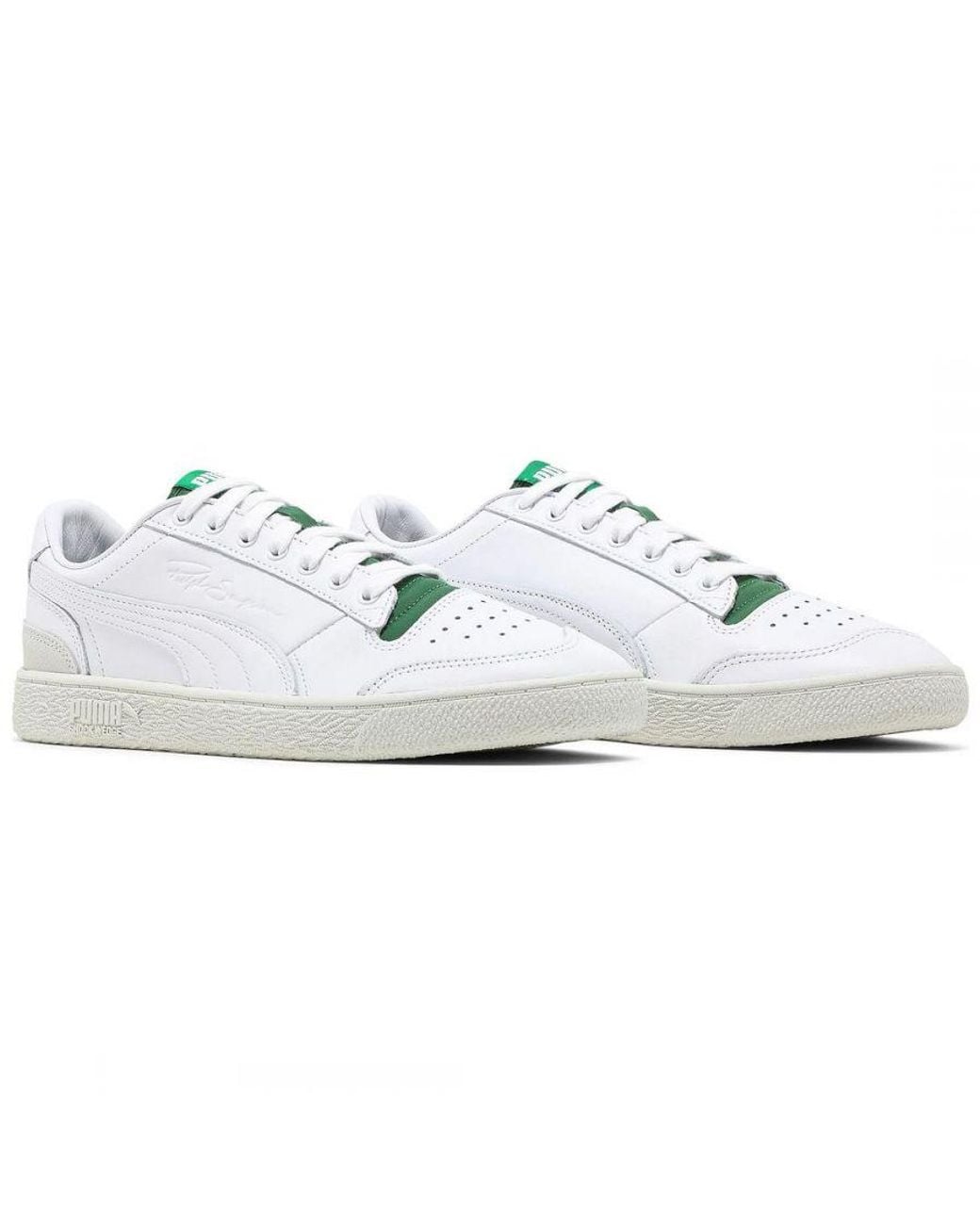 PUMA White Ralph Samspon Lo.R Dasler Legacy Trainers Leather