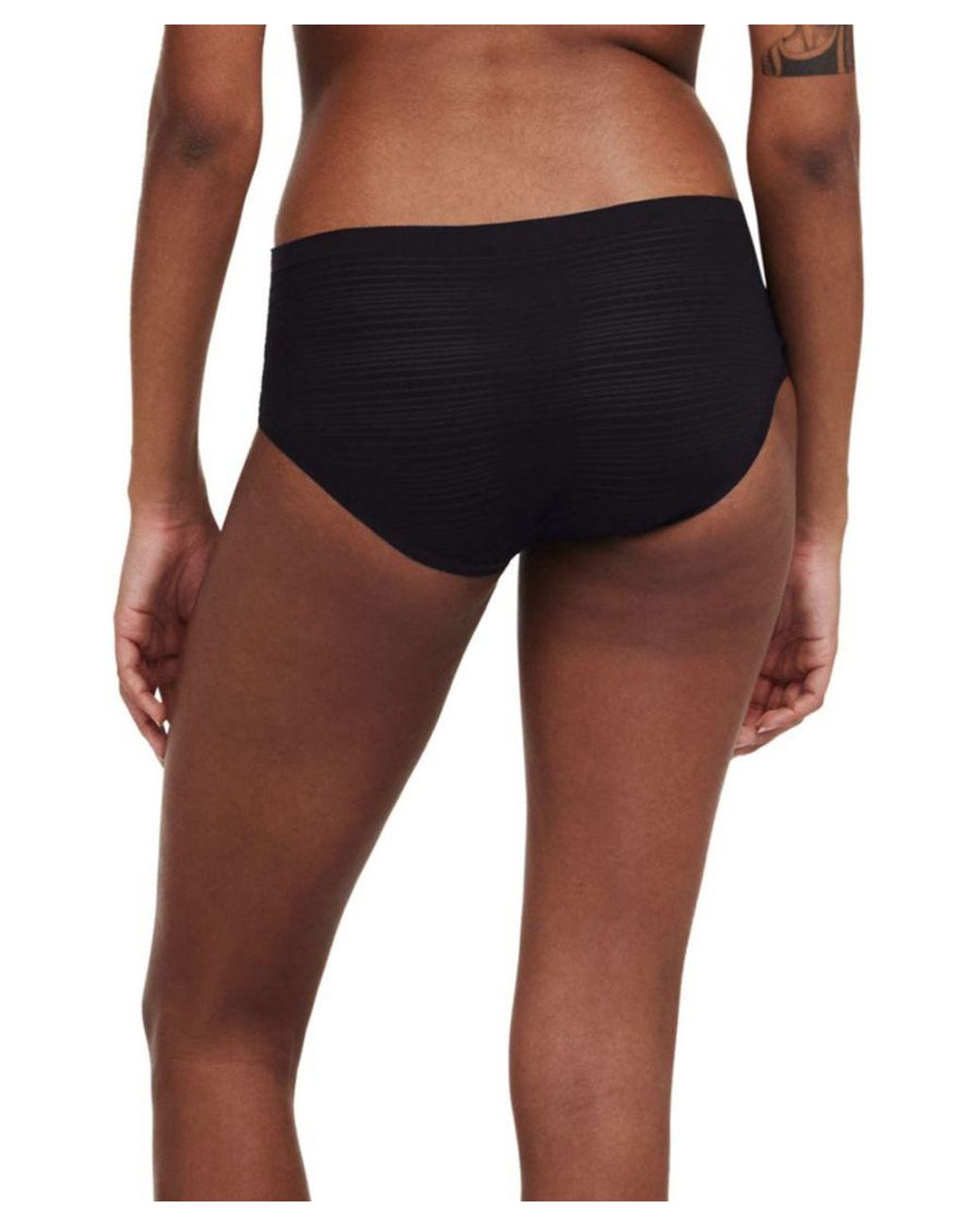 Chantelle Black Softstretch Stripes Hipster