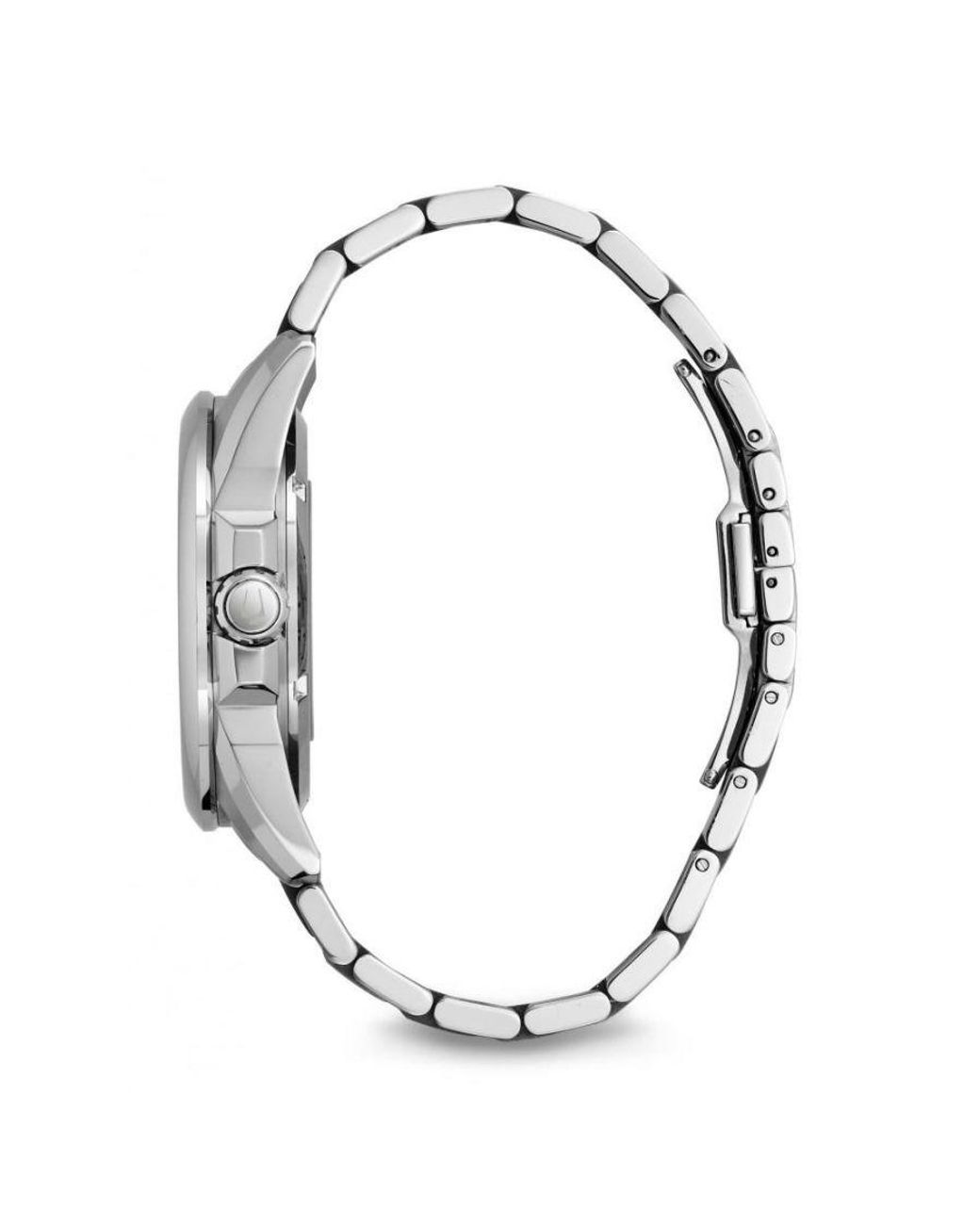 Bulova Gray Classic Automatic Watch 96A187 Stainless Steel for men