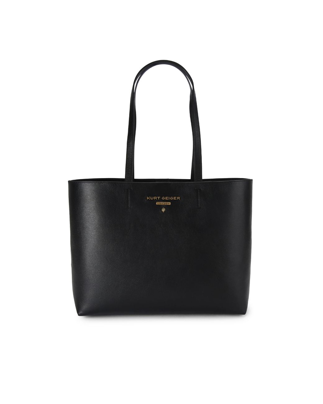 Kurt Geiger Black Leather Angel Shopper Bag