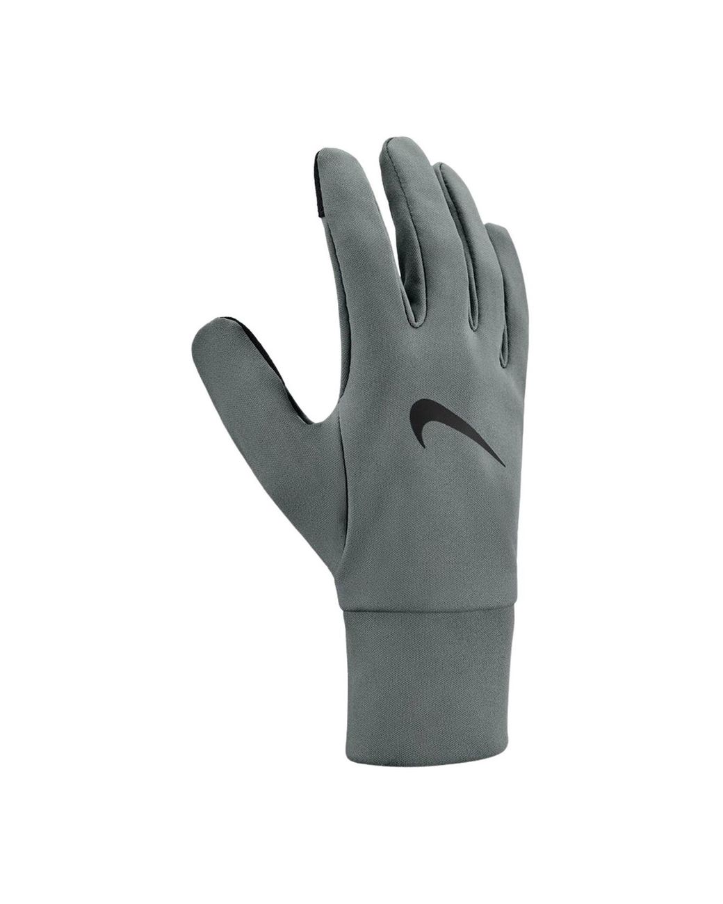 Nike Gray Therma Fit Fleece Gloves for men