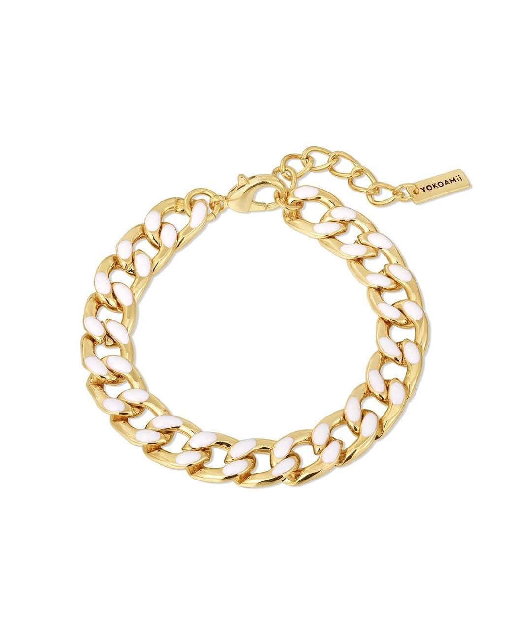 YOKOAMII Metallic Metal (Alloy) Bracelet