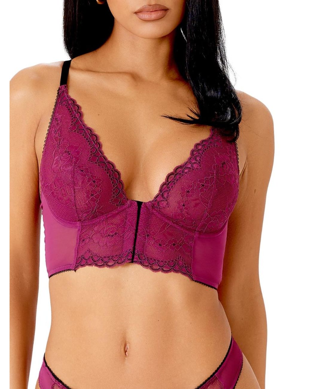 Gossard Red Superboost Lace Deep V Bralet