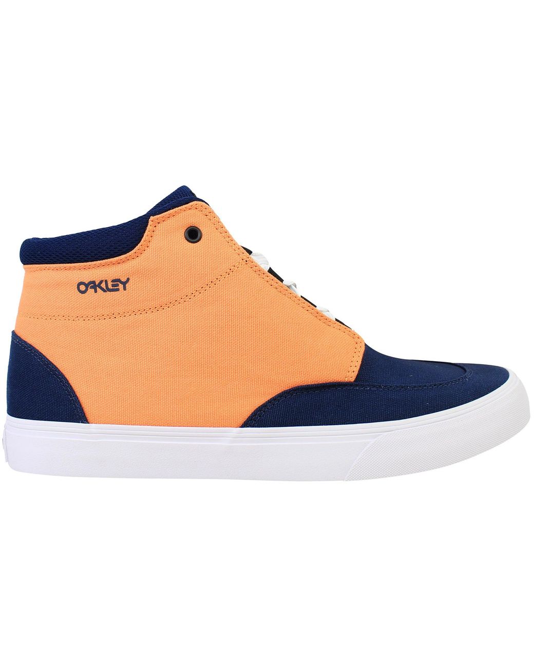 Oakley Blue Hi-Top Vulcanised Trainers Canvas for men