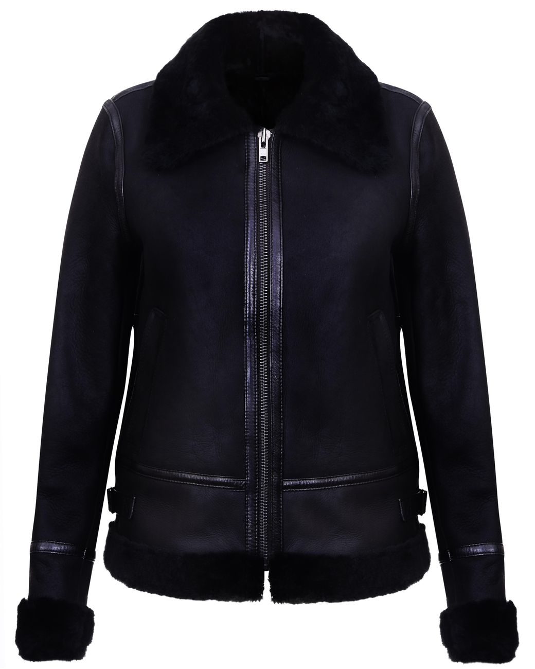 Infinity Leather Black B3 Sheepskin Jacket-Campinas