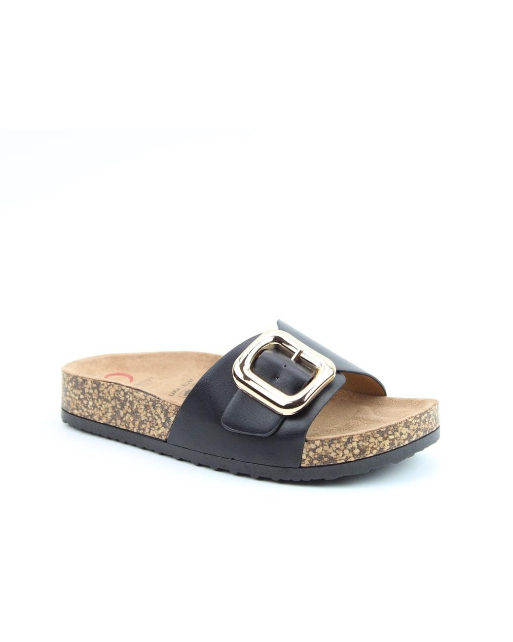 Heavenly Feet Black Iggy Mules Sandals