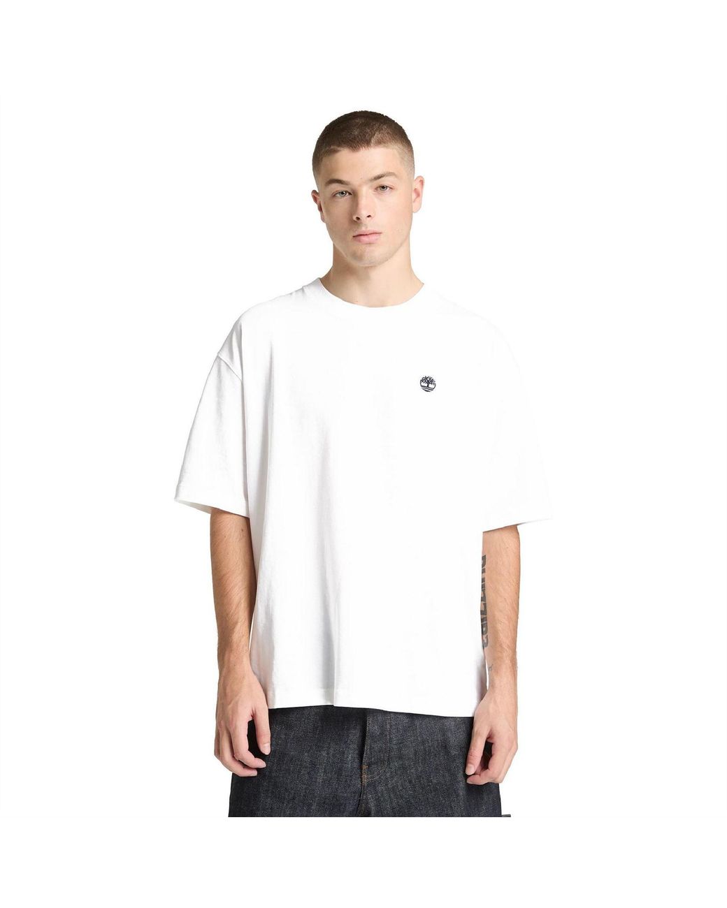 Timberland White Dunstan River Short Sleeve Tee Whit for men