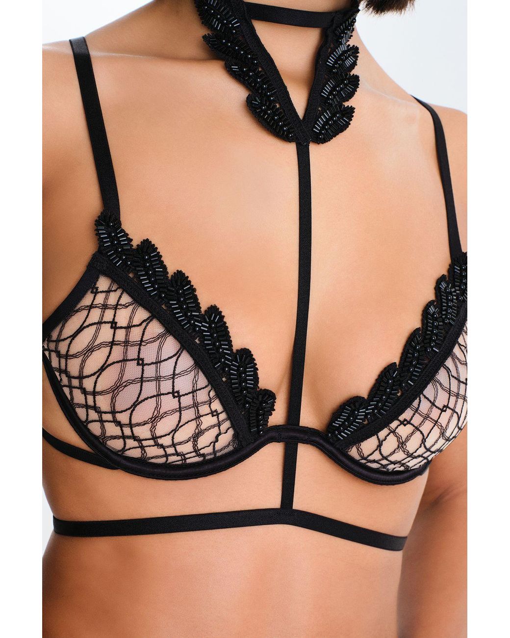 Penti Black Lace Underwired Bra