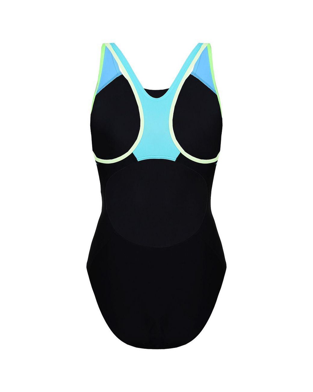 Speedo Black Fit Laneback Swimming Costume