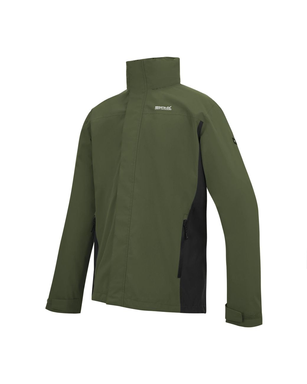 Regatta Green Adults Textile Jacket Matt Ii Zip for men
