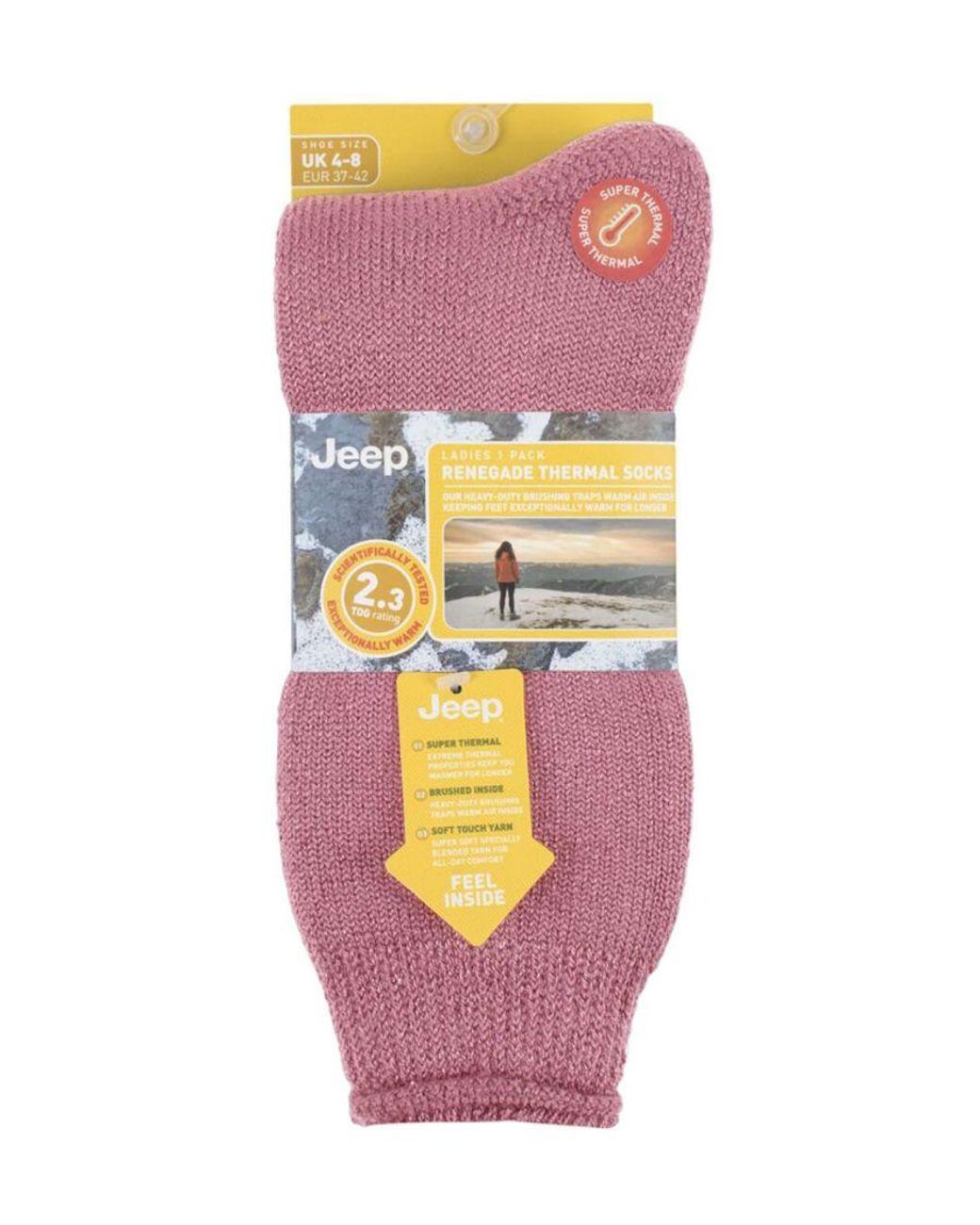 Jeep Purple Ladies Thermal Sock