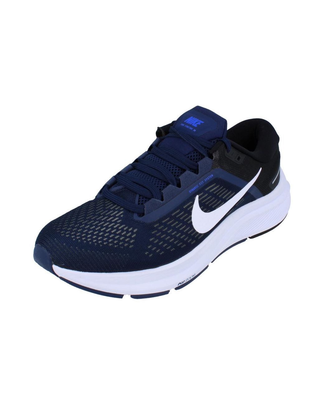 Nike Blue Air Zoom Structure 24 Running Trainers for men