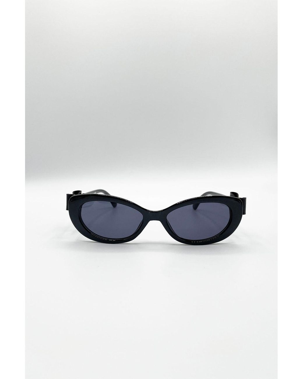 SVNX Gray Bow Side Detail Sunglasses