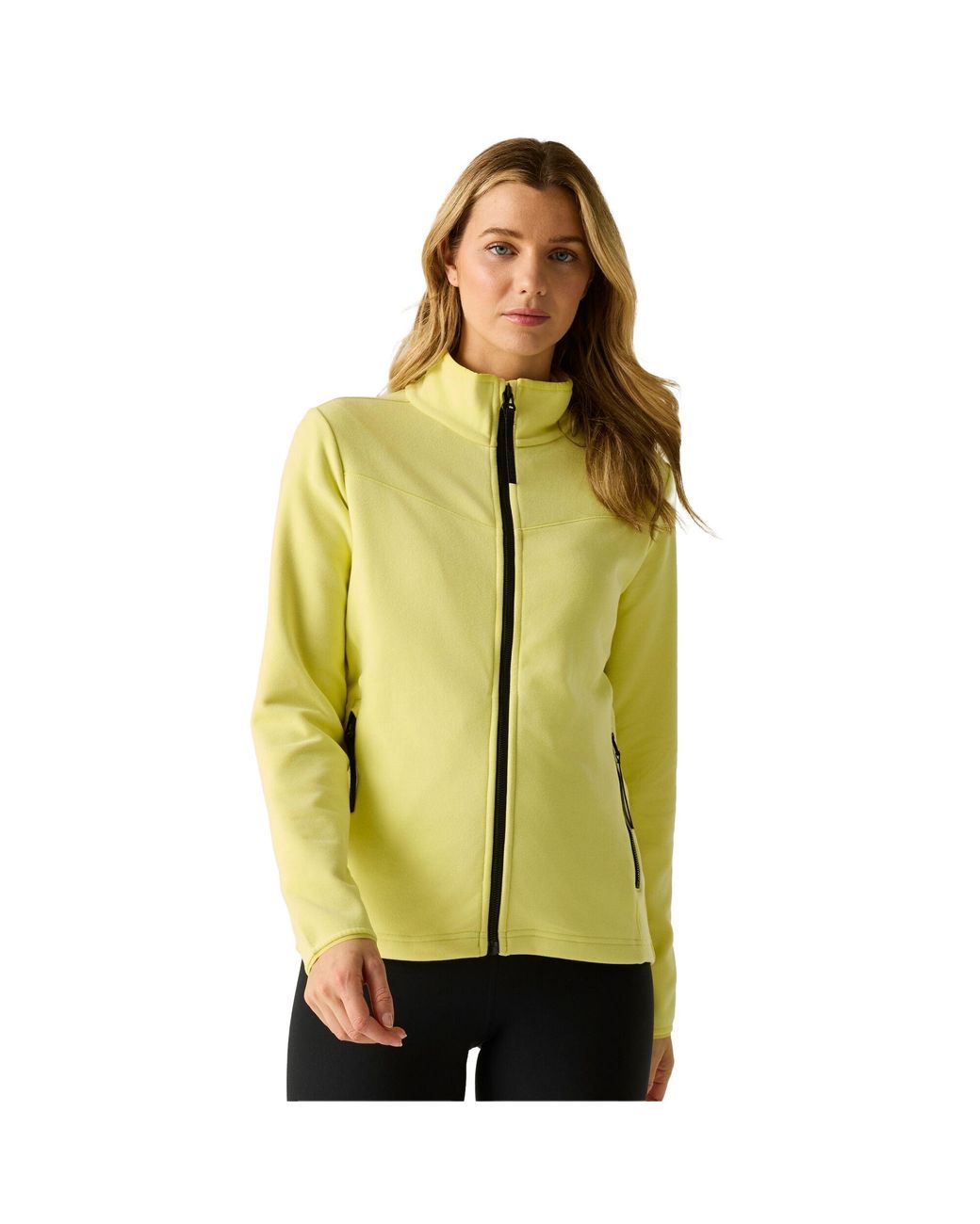 Dare 2b Green Ladies Florena Full Zip Fleece Jacket (Canary)