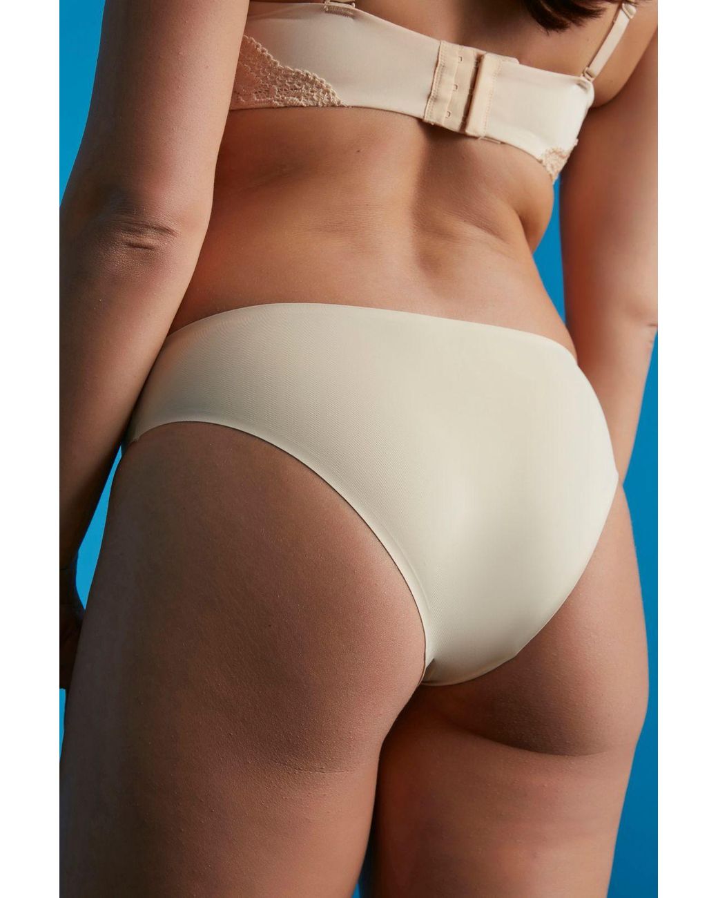 Penti Brown Mid-Waist Knit Brief