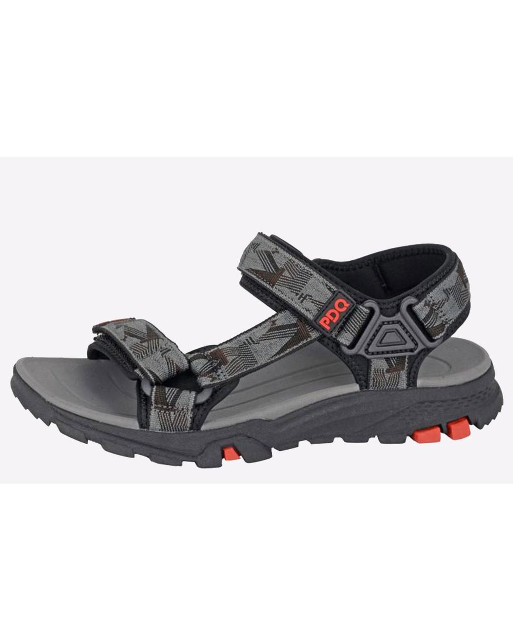 Pdq Black Renegade Sandals for men