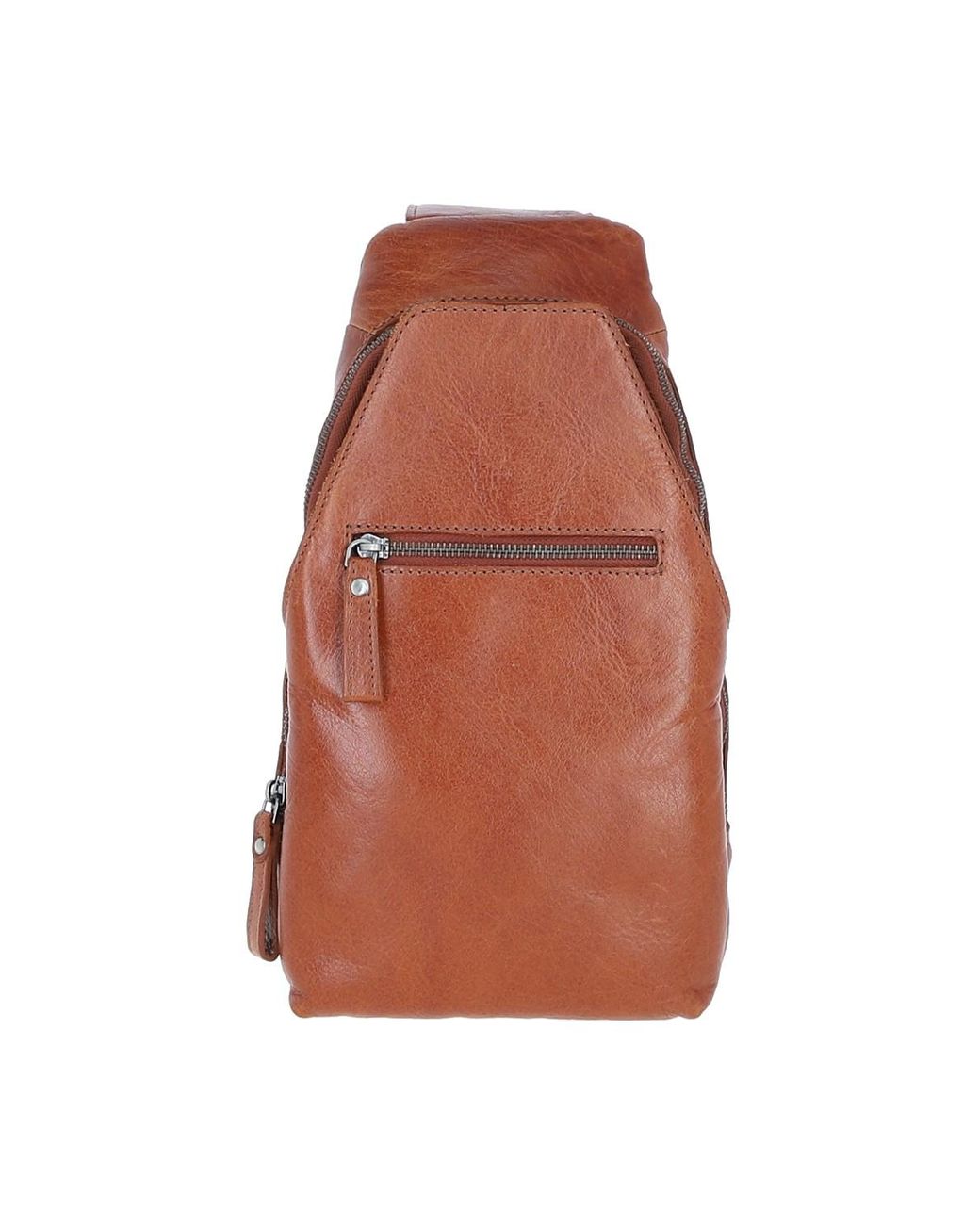 Ashwood Leather Orange 'Ciro' Exquisite Sling Bag for men