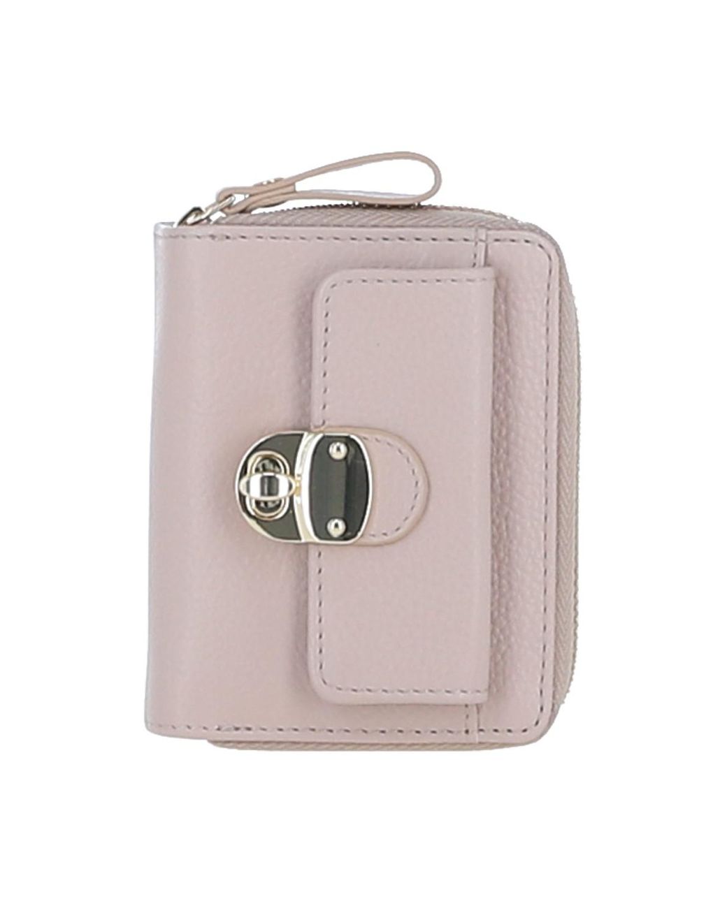 Ashwood Leather Pink Stylish Compact Ladies Purse With Rfid Protection