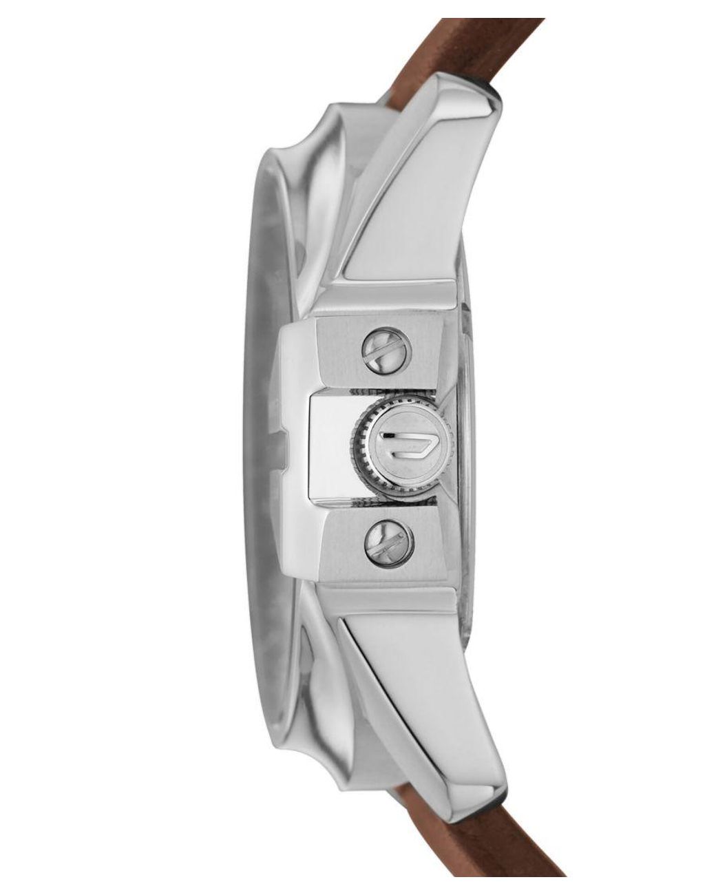 DIESEL Black Master Chief Watch Dz1206 Leather for men