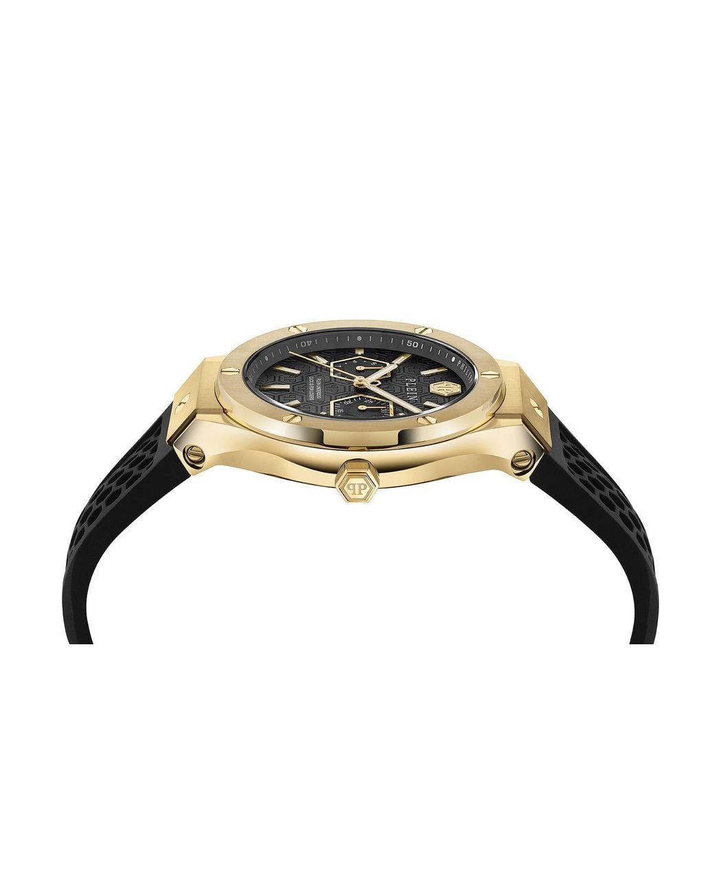 Philipp Plein Underdog Multifunction Watch Pw1Ga0226 Silicone in Black ...