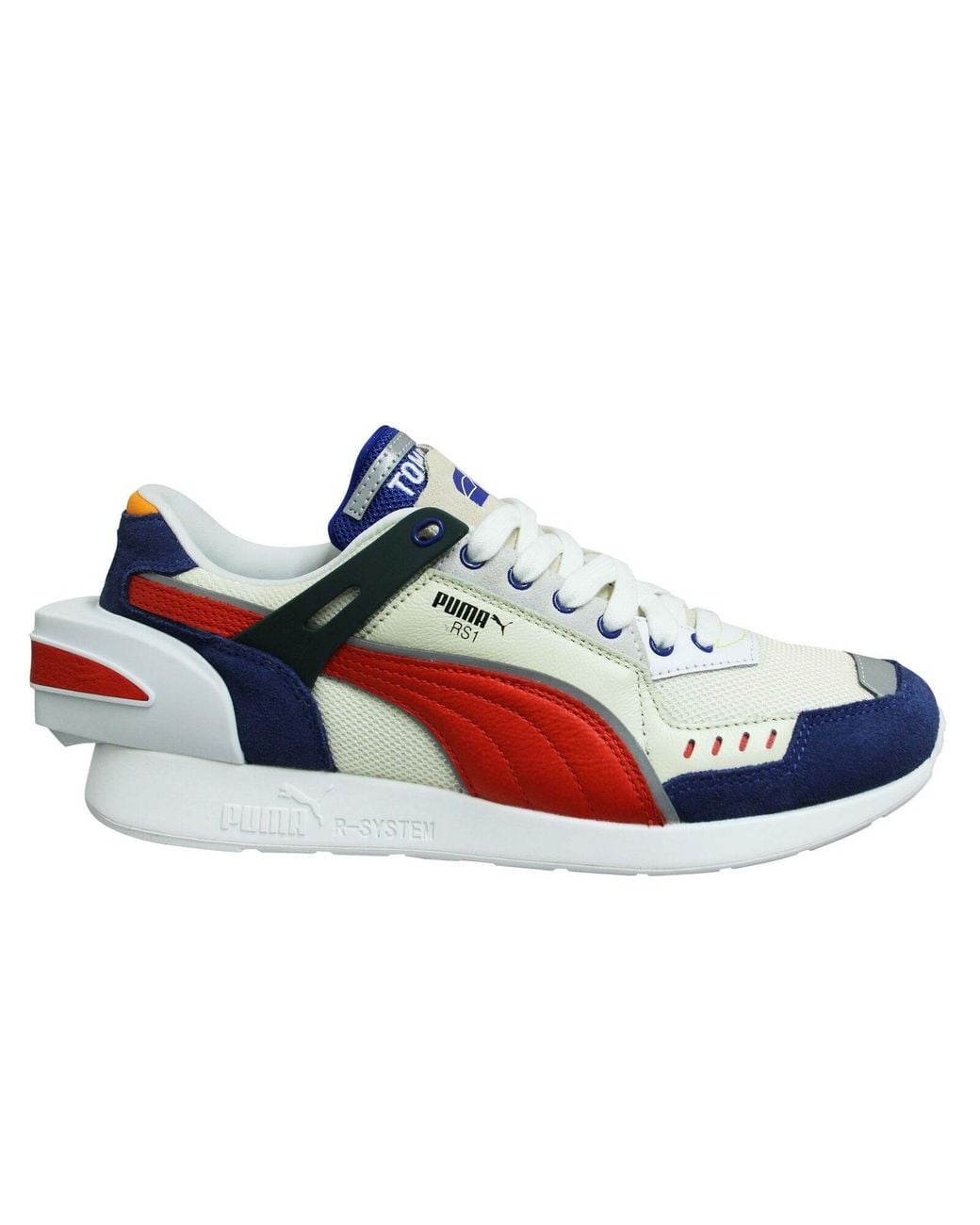 PUMA Blue Rs-1 Ader Error Textile Lace Up Off Trainers 369537 01 for men
