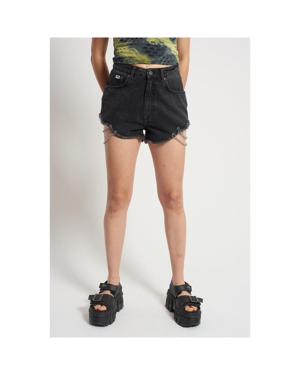 The Ragged Priest Black Rag Thorn Shorts