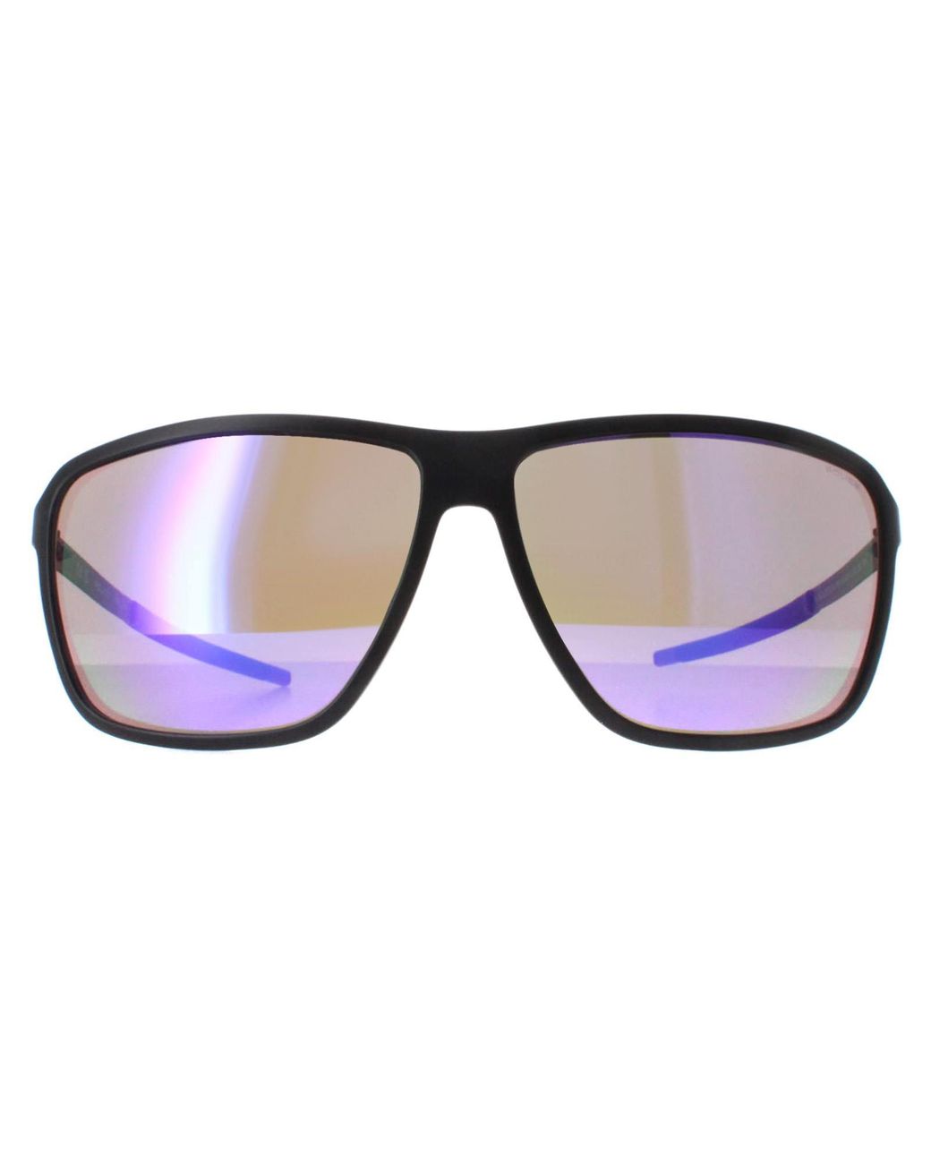 Police Brown Square Matte Mirror Spll15 Solstice 4 for men