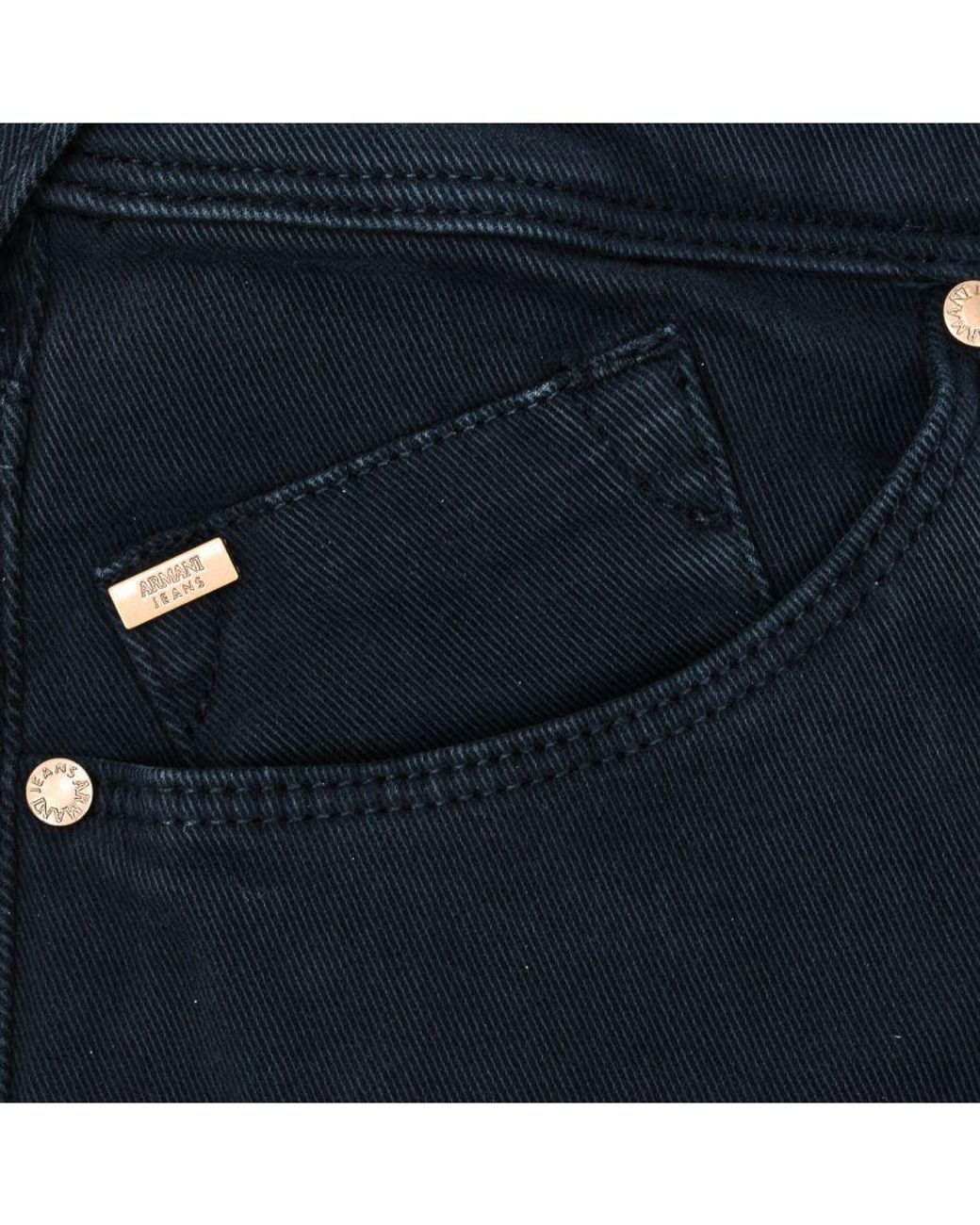 Armani Blue Long Stretch Denim Pants 6Y5J28-5N2Fz