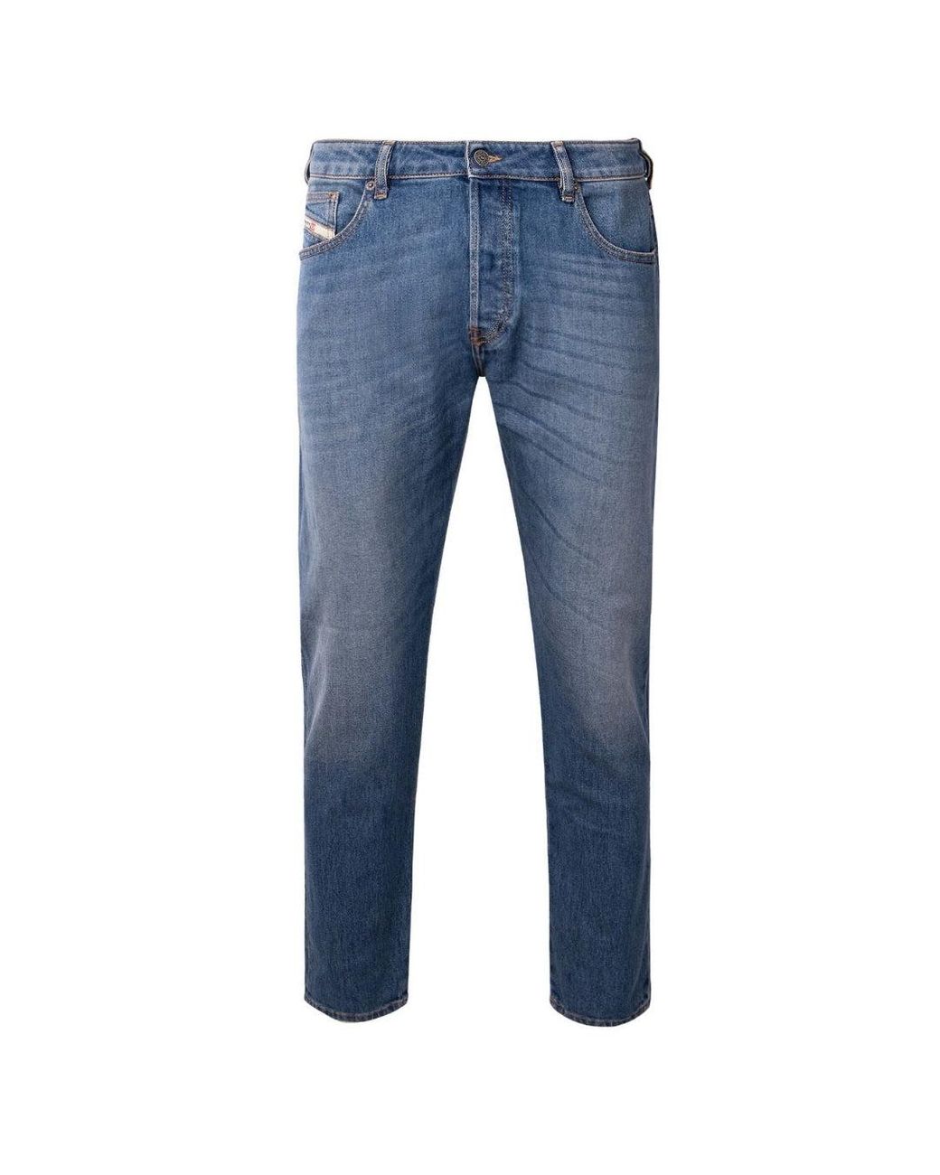DIESEL Blue D-Yennox Tapered Fit Medium Jeans for men