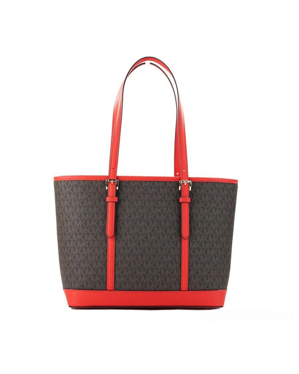 Michael Kors Small Dark Sangria Brown Tote Bag in Red Lyst UK