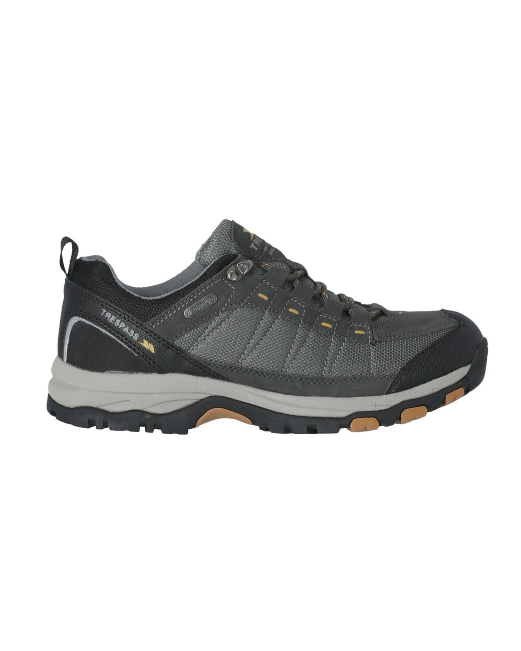 Trespass Black Scarp Technical Trainers (Castle) for men