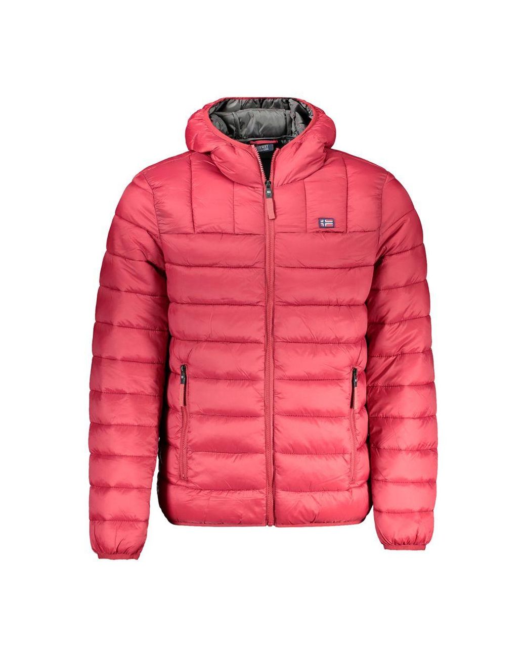 Norway 1963 Red Rosso Poliammide Jacket for men