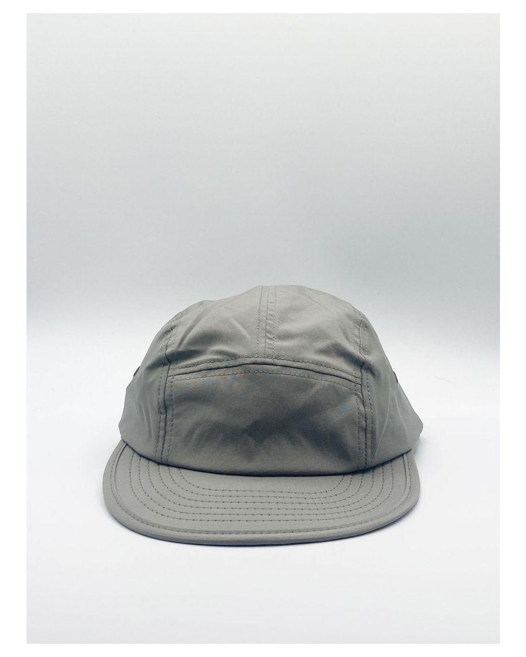 SVNX Gray Nylon 5 Panel Cap for men