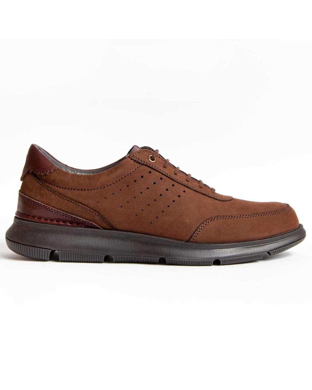 Purapiel Brown Oxford-Sko Confore5 Brun for men