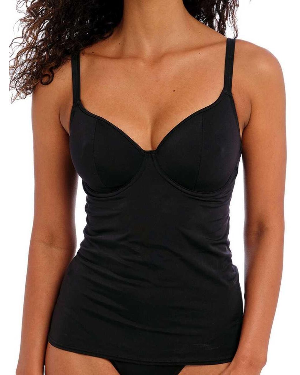 Freya Black Jewel Cove Tankini Top
