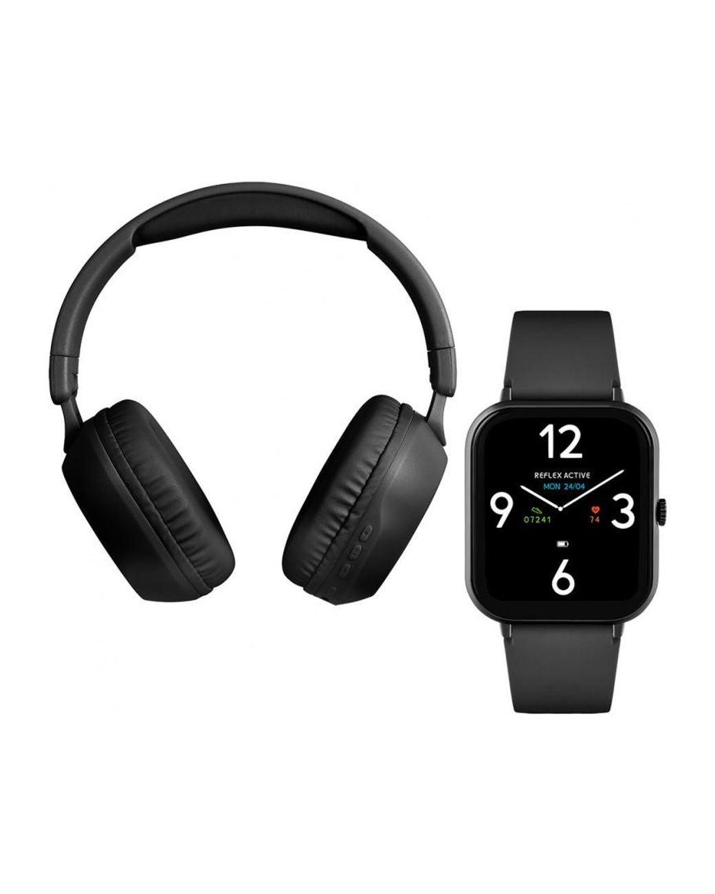Reflex Active Black Ra-Nx-100S-L-01-Set Nexus Smartwatch And Headphone Gift Set