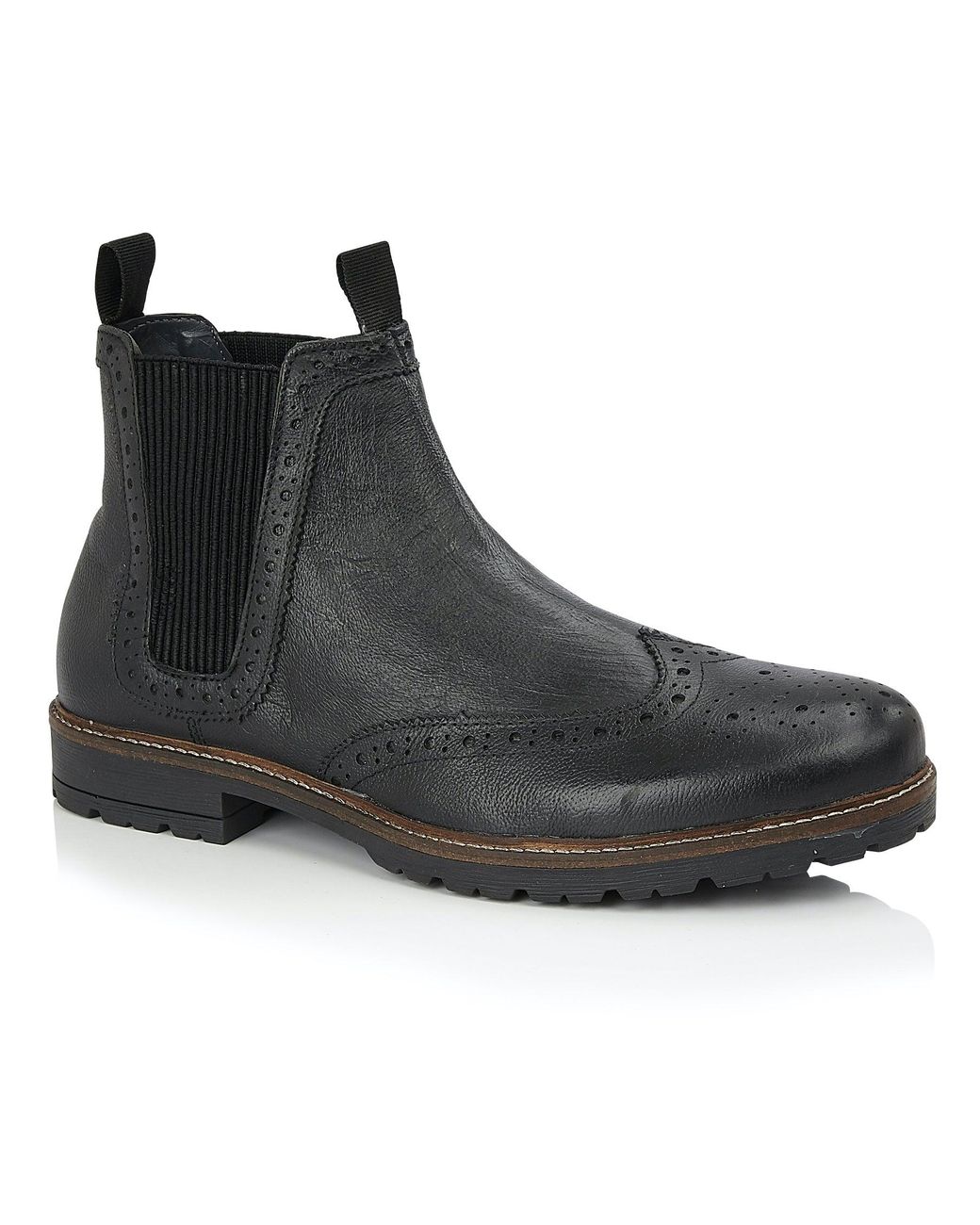 Silver Street London Black Albion Boots for men