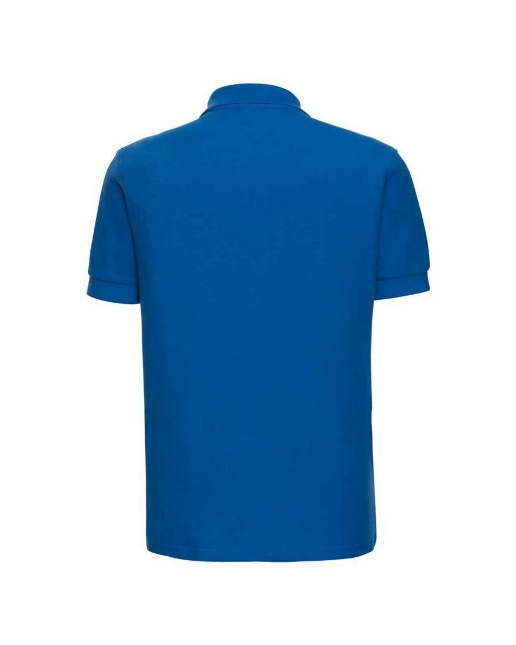 Russell Blue Ultimate Cotton Pique Polo Shirt (Azure) for men