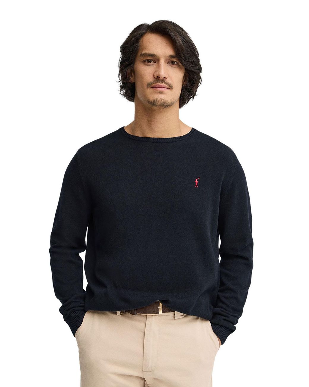 POLO CLUB Blue Crew Neck Sweater Pullover10 for men