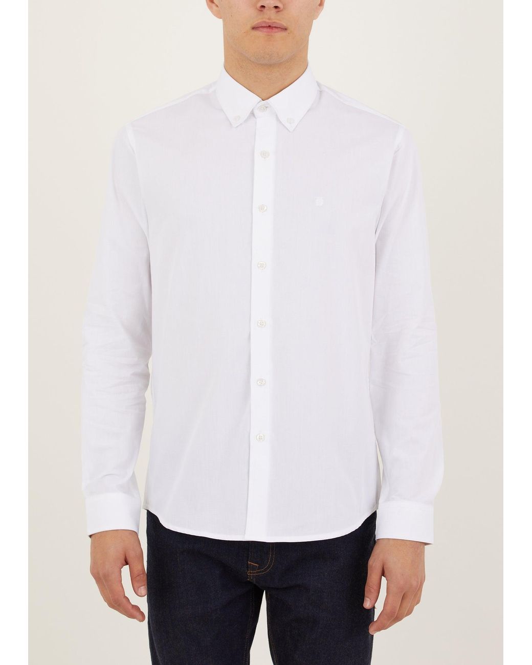 Peter Werth White Peak Ls Shirt for men