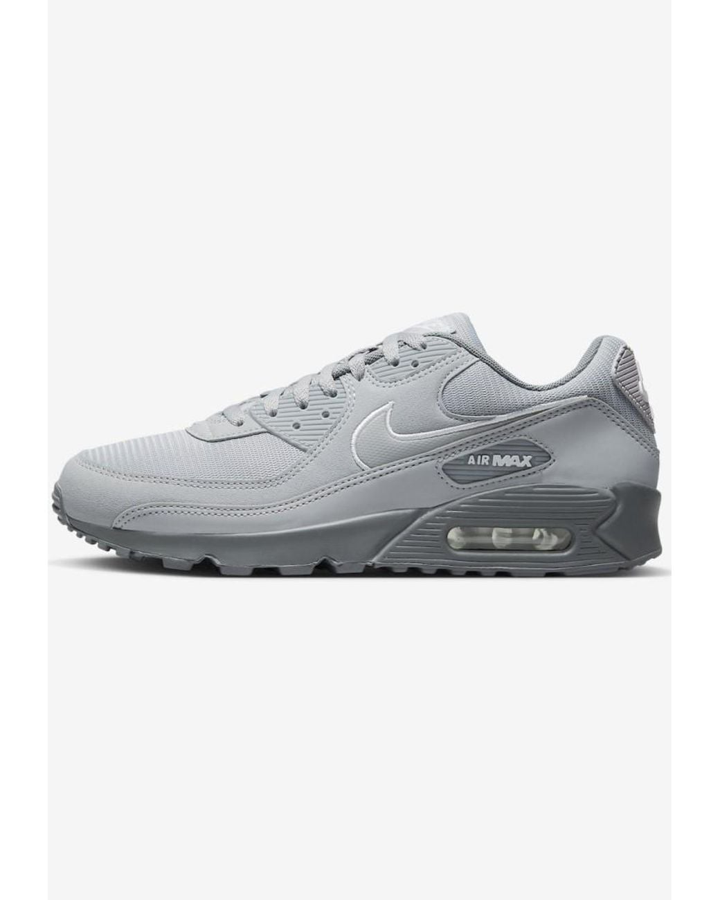 Nike Gray Air Max 90 Casual Shoes for men