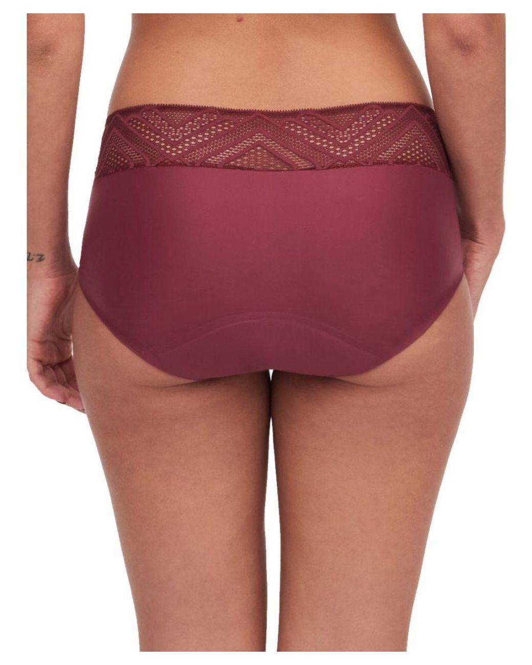 Chantelle Red Hipster Lace Period Pants