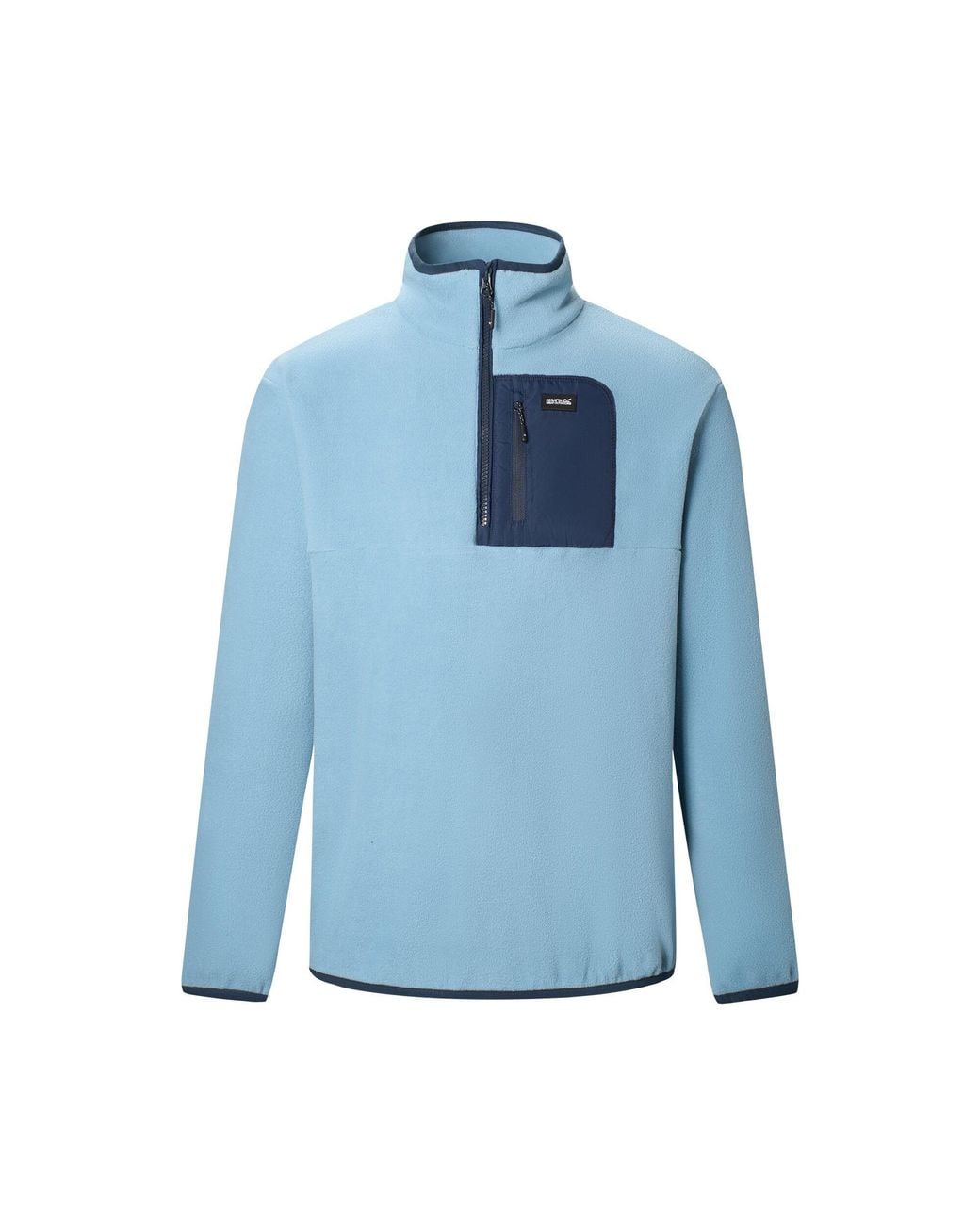 Regatta Blue Frankie Half Zip Fleece Top (Dusky/ for men