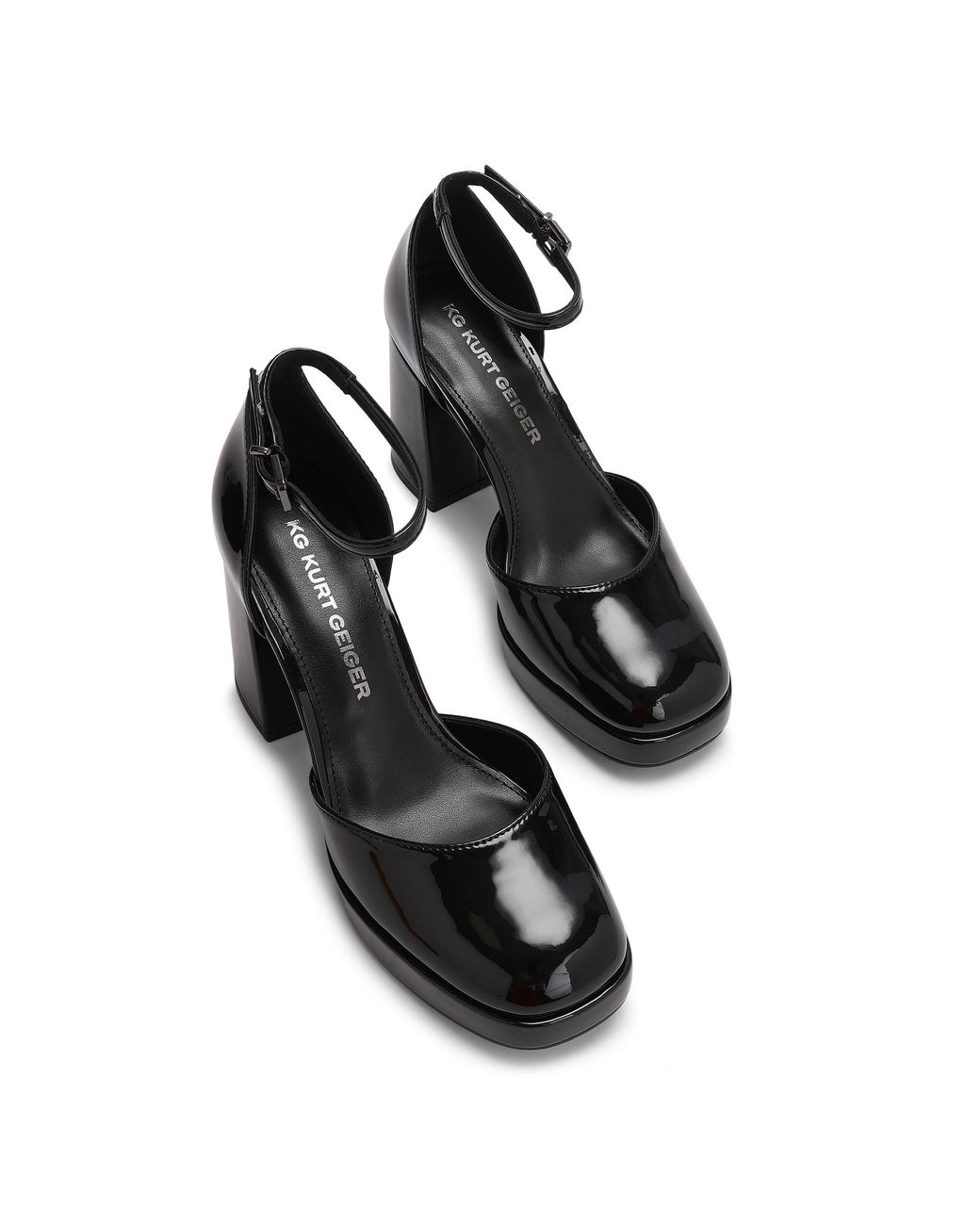 KG by Kurt Geiger Black Sidney Heels
