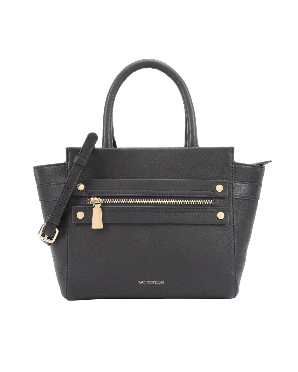 Paul Costelloe Black Lille Leather Multi Way Bag