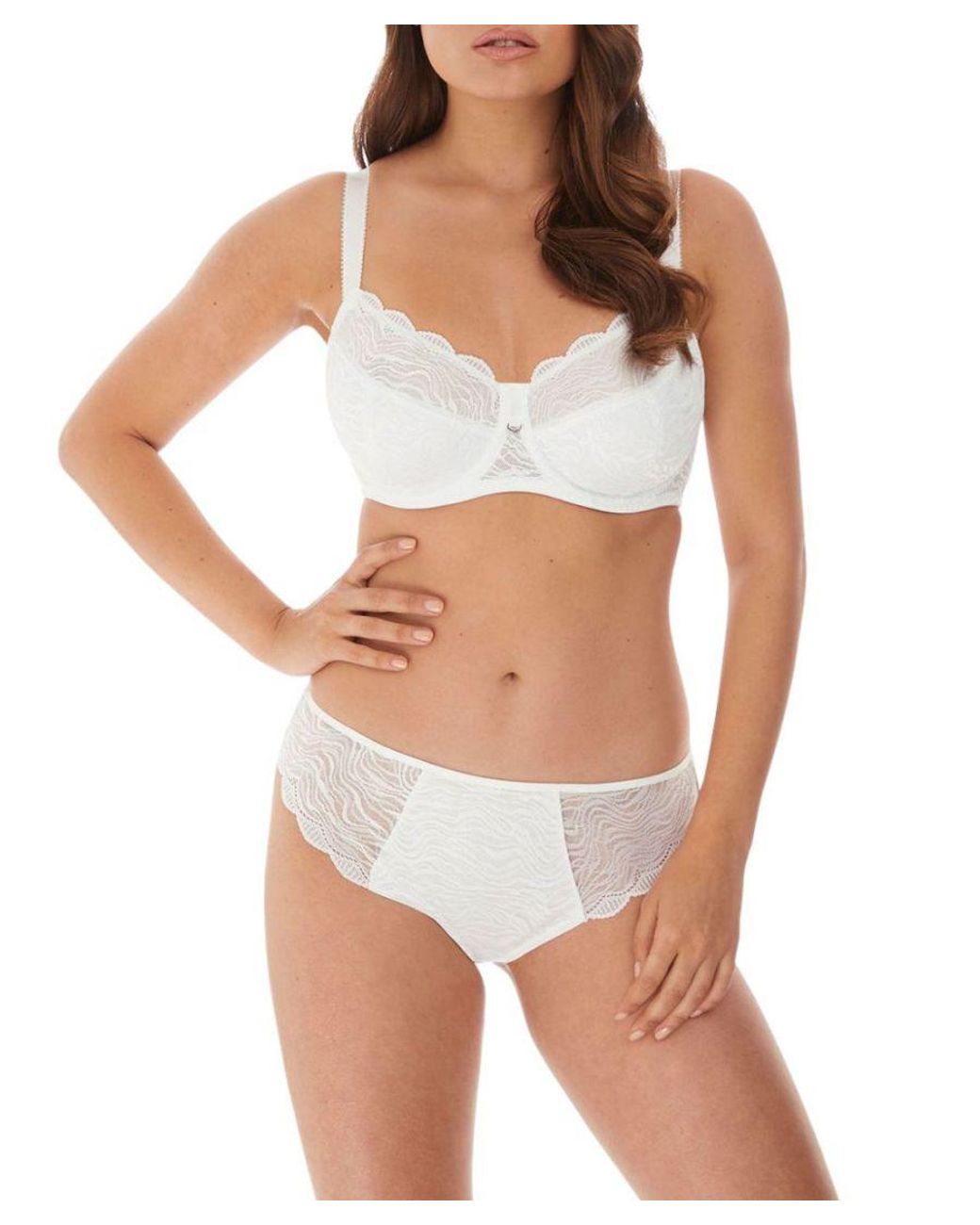 Fantasie White Impression Average Coverage Bra Nylon