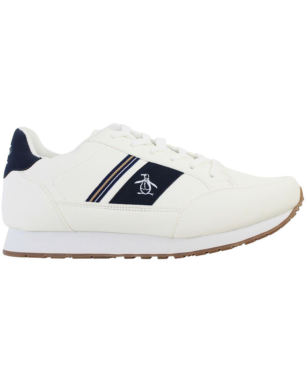 Original Penguin White Bremen Trainers for men