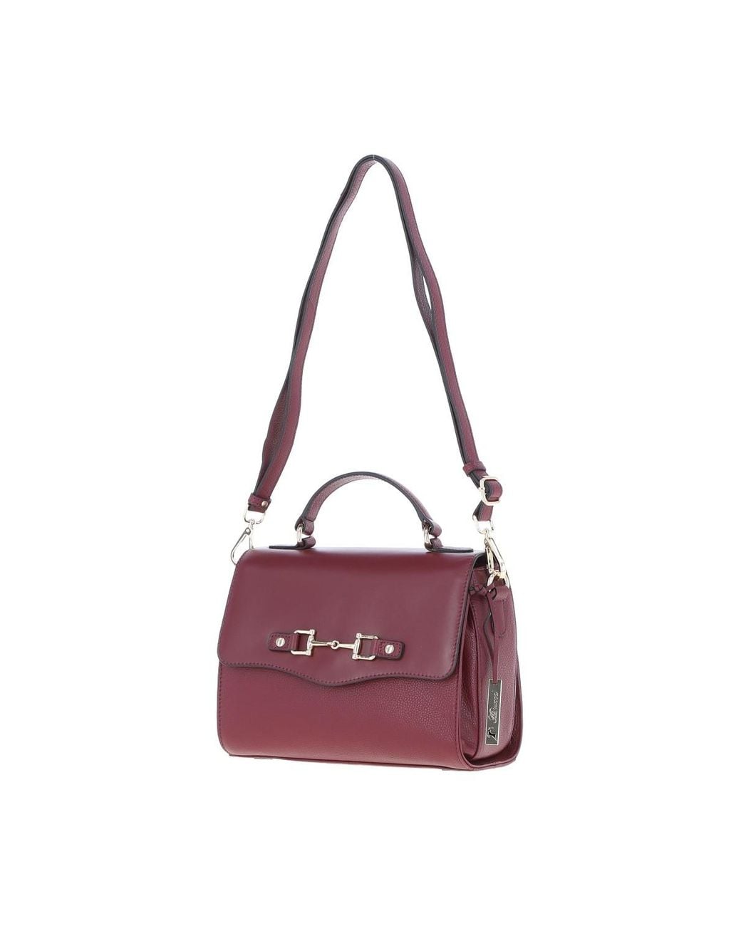 Ashwood Leather Real Flap Over Handbag in Purple | Lyst UK