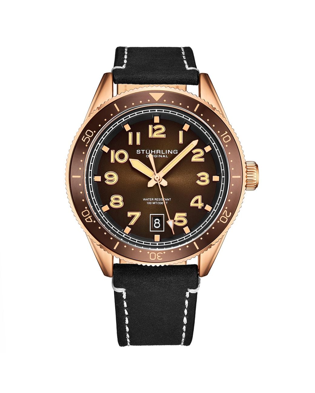 Stuhrling Metallic And Quartz 42Mm for men