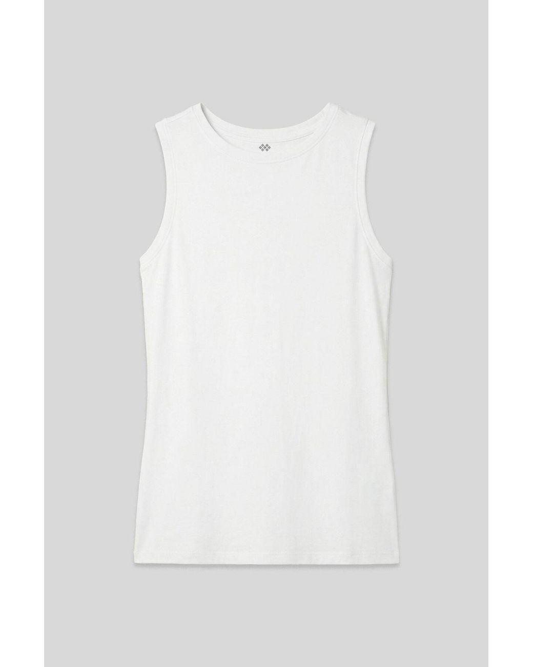 TOMMY LIFE White Cotton Elastane T-Shirt